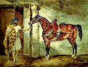 charles emile callande cheval arabe Spain oil painting artist